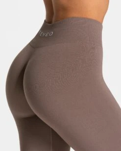 Timeless Pro Covert Scrunch Leggings "Mokka" -Teveo Geschaft TEVEO Timeless Pro Covert Scrunch Leggins Mokka 4977