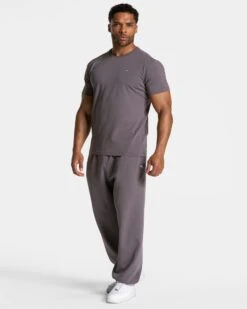 Timeless Pro Fitted T-Shirt - Graphite Performance Tee -Teveo Geschaft TEVEO Timeless Pro Fitted T Shirt graphit 5074