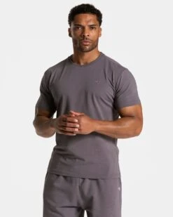 Timeless Pro Fitted T-Shirt - Graphite Performance Tee