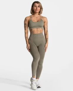 Timeless Pro Leggings "Khaki" 9 Timeless Pro Leggings "Khaki" -Teveo Geschaft TEVEO Timeless Pro Leggings Khaki 6753 01b54f19 5450 43a4 bfe9 168a368fb120