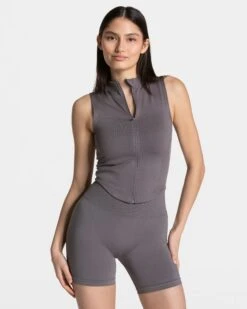 Timeless Pro Zip Tank Graphit – Eleganter Shaping Look