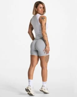 Timeless Pro Short "Hellgrau" 11 Timeless Pro Short "Hellgrau" -Teveo Geschaft TEVEO Timeless Pro Zip Tank Weiss 5459 48a94683 f4a7 470c 9574 b43e9e25acc7