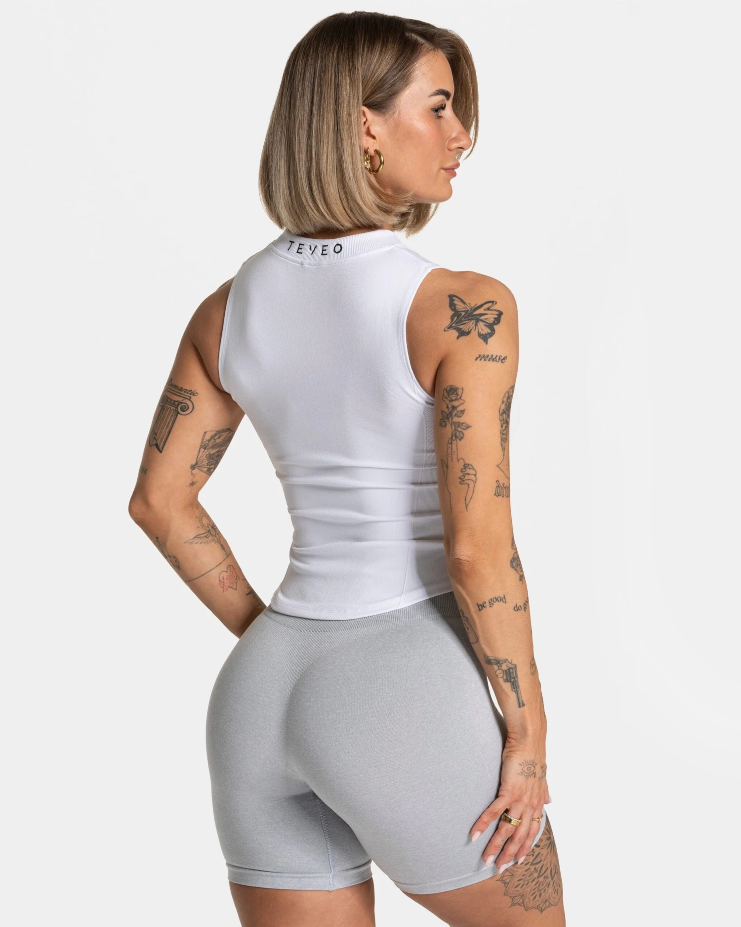 Timeless Pro Zip Tank "Weiß" – Edles Shaping-Top mit Reißverschluss 4 Timeless Pro Zip Tank "Weiß" – Edles Shaping-Top mit Reißverschluss – Bild 2