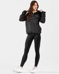 Statement Windbreaker "Schwarz" 9 Statement Windbreaker "Schwarz" -Teveo Geschaft TEVEO Windbraker schwarz 7548 2