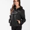 Statement Windbreaker "Schwarz" -Teveo Geschaft TEVEO Windbraker schwarz 7628 2