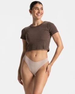 TEVEO Seamless Padded Tanga 5er Pack - Oat - Unsichtbarer Halt & Cameltoe-Schutz 9 TEVEO Seamless Padded Tanga 5er Pack - Oat - Unsichtbarer Halt & Cameltoe-Schutz -Teveo Geschaft Tanga oat 2285 eb5a0e4c 1973 437f bf8b 6d732e4a4558