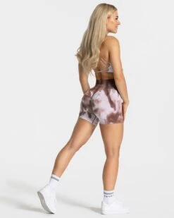 Tie Dye Scrunch Short "Earth" 9 Tie Dye Scrunch Short "Earth" -Teveo Geschaft Tie Dye Scrunch Short earth 0703