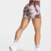Tie Dye Scrunch Short "Earth" -Teveo Geschaft Tie Dye Scrunch Short earth 0716
