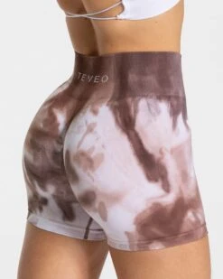 Tie Dye Scrunch Short "Earth" 10 Tie Dye Scrunch Short "Earth" -Teveo Geschaft Tie Dye Scrunch Short earth 0752
