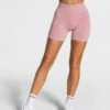 High-Waist Booty Lifting Gym Shorts - Timeless Rosa 2 High-Waist Booty Lifting Gym Shorts - Timeless Rosa -Teveo Geschaft Timeless Scrunch Short rosa 9208