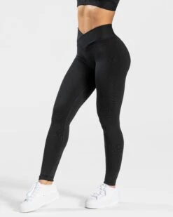 V-Shape Leggings "Schwarz"