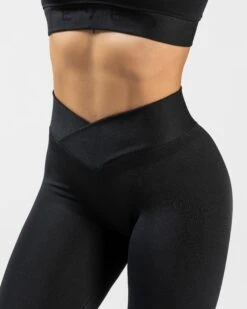 V-Shape Leggings "Schwarz" -Teveo Geschaft V Shape Leggings Schwarz 0100