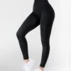 Classy Leggings "Schwarz" 1 Classy Leggings "Schwarz" -Teveo Geschaft classy seamless leggings schwarz 758317