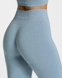 Classy Leggings "Stahlblau" 10 Classy Leggings "Stahlblau" -Teveo Geschaft classy seamless leggings stahlblau 356021