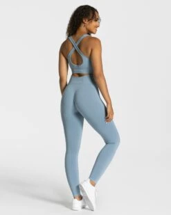 Classy Leggings "Stahlblau" 11 Classy Leggings "Stahlblau" -Teveo Geschaft classy seamless leggings stahlblau 763757
