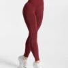 Classy Leggings "Weinrot" -Teveo Geschaft classy seamless leggings weinrot 160281
