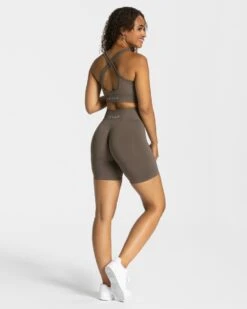 Classy Short "Taupe" -Teveo Geschaft classy seamless shorts taupe 230063