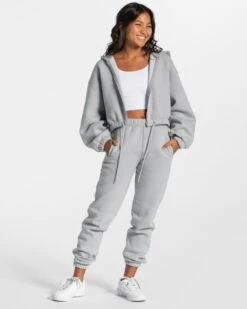 Iconic Oversized Jogger "Stahlblau" -Teveo Geschaft iconic oversized jogger stahlblau 492271