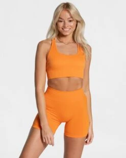 TEVEO Everyday Backless Top - Vibrant Orange