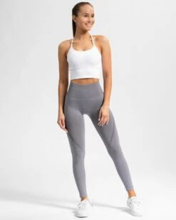 Power Seamless Sport BH Weiß – Figurformender Fitness Bra mit Starkem Halt -Teveo Geschaft power seamless bh weiss 181607