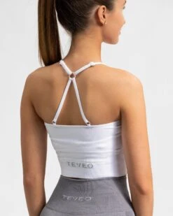 Power Seamless Sport BH Weiß – Figurformender Fitness Bra mit Starkem Halt -Teveo Geschaft power seamless bh weiss 499973