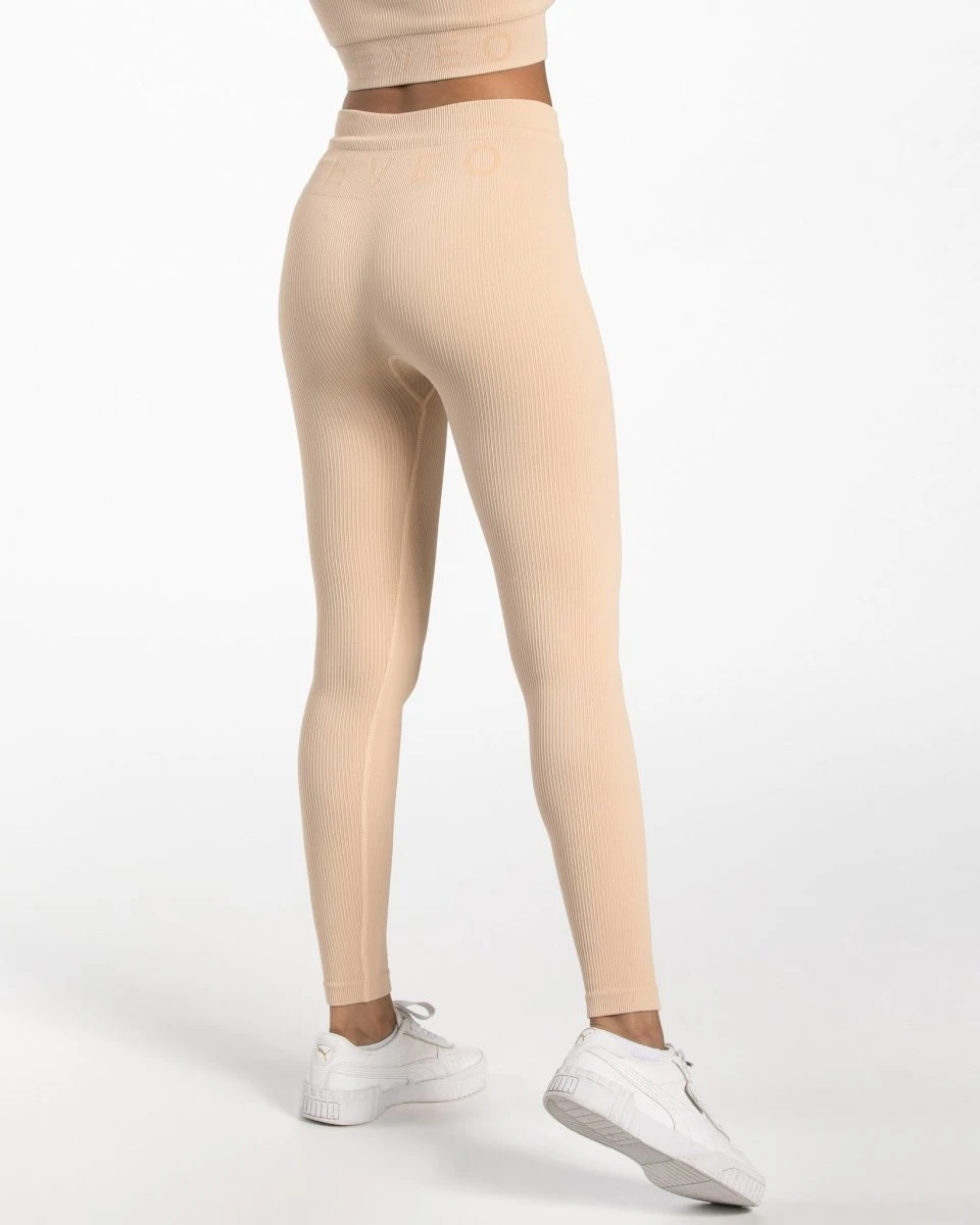 Ribbed Leggings "Nude" 4 Ribbed Leggings "Nude" – Bild 2