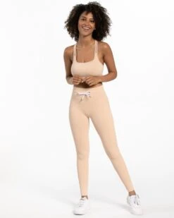 Ribbed Leggings "Nude" 11 Ribbed Leggings "Nude" -Teveo Geschaft ribbed leggings nude 410703