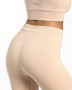 Ribbed Leggings "Nude" 10 Ribbed Leggings "Nude" -Teveo Geschaft ribbed leggings nude 996194