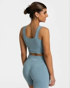 Sport BH Stahlblau - Sensation Fitness-Bra mit Starkem Halt & Komfort -Teveo Geschaft sensation bh stahlblau 856166