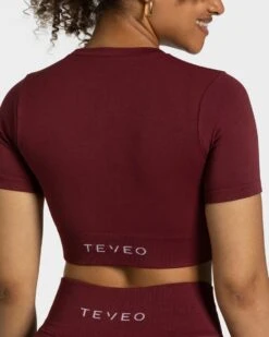 Sensation Crop Top "Weinrot" 10 Sensation Crop Top "Weinrot" -Teveo Geschaft sensation crop top weinrot 980295