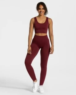 Sensation Leggings "Weinrot" 9 Sensation Leggings "Weinrot" -Teveo Geschaft sensation leggings weinrot 834714