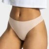 TEVEO Seamless Tanga (2er Pack) - Unsichtbare Highwaist Unterwäsche 2 TEVEO Seamless Tanga (2er Pack) - Unsichtbare Highwaist Unterwäsche -Teveo Geschaft teveo seamless tanga 2er nude 415329