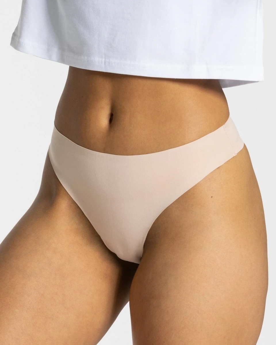 TEVEO Seamless Tanga (5er Pack) - Nude High Waist Unterwäsche 3 TEVEO Seamless Tanga (5er Pack) - Nude High Waist Unterwäsche