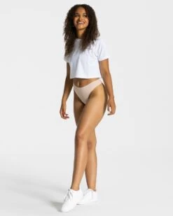 TEVEO Seamless Tanga (5er Pack) - Nude High Waist Unterwäsche 9 TEVEO Seamless Tanga (5er Pack) - Nude High Waist Unterwäsche -Teveo Geschaft teveo seamless tanga 5er nude 390299