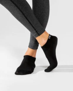 TEVEO Sneaker Socken (2er-Pack) - Schwarz