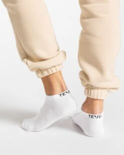 TEVEO Sneaker Socken (2er Pack) - Weiß