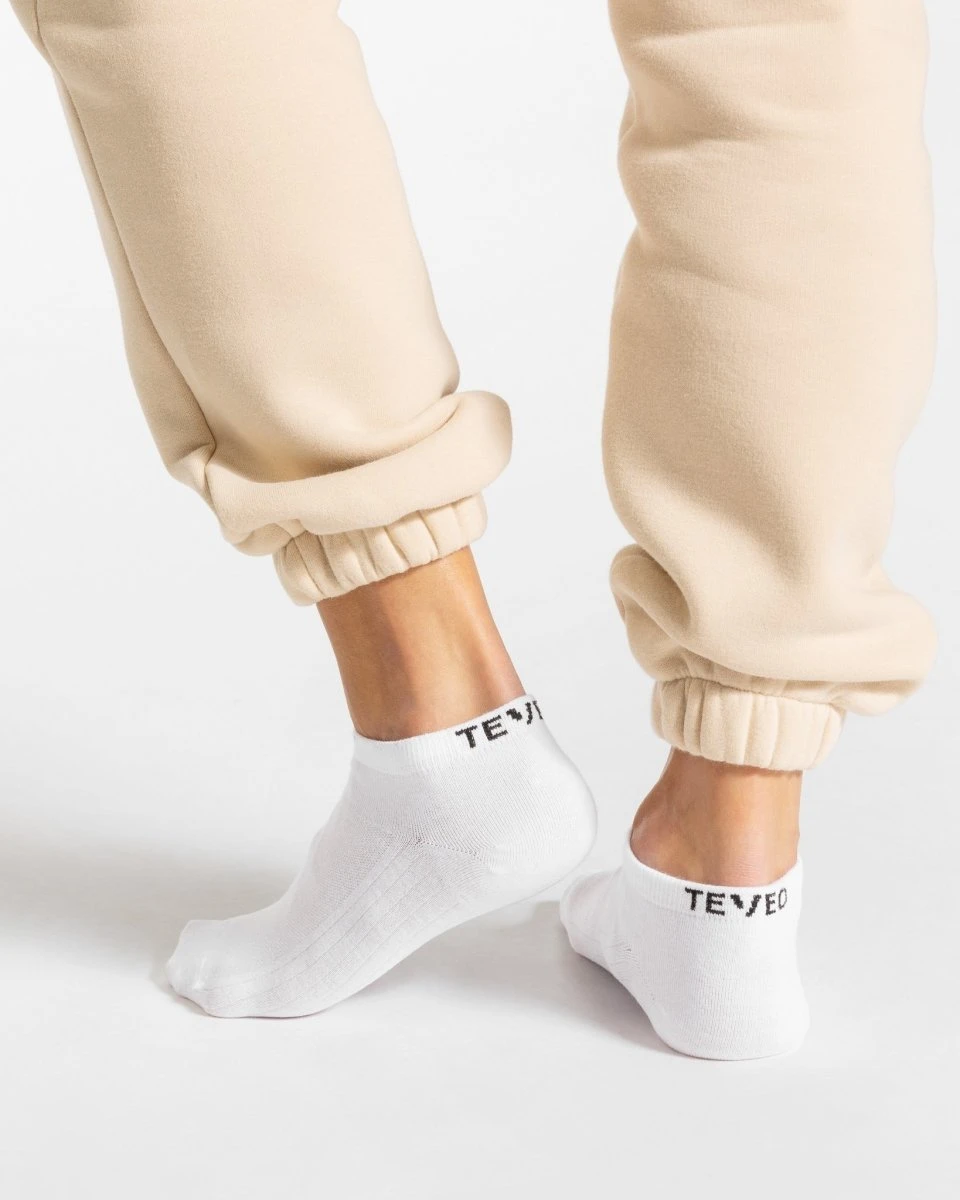 TEVEO Sneaker Socken (2er Pack) - Weiß 3 TEVEO Sneaker Socken (2er Pack) - Weiß