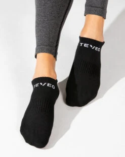 TEVEO Sport Socken 2er Set in Schwarz – Maximaler Halt & Komfort