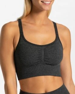 Damen Sport BH mit Scrunch Effekt & Push-up - Dunkelgrau Fitness Top 10 Damen Sport BH mit Scrunch Effekt & Push-up - Dunkelgrau Fitness Top -Teveo Geschaft timeless scrunch bh dunkelgrau 348316