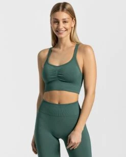 Timeless Scrunch Bh "Dunkelgrün"