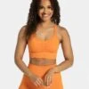 Sport BH Orange mit Scrunch-Effekt & Push-Up - Timeless Edition 2 Sport BH Orange mit Scrunch-Effekt & Push-Up - Timeless Edition -Teveo Geschaft timeless scrunch bh orange 373882