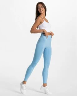 Timeless Scrunch Leggings "Babyblau" -Teveo Geschaft timeless scrunch leggings babyblau 790328