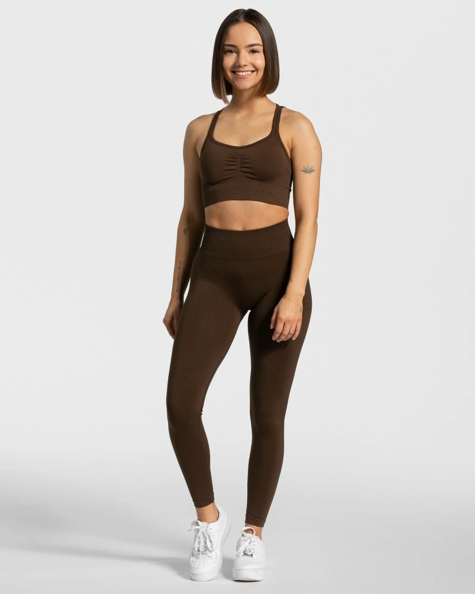 Timeless Scrunch Leggings "Dunkelbraun" 5 Timeless Scrunch Leggings "Dunkelbraun" – Bild 3
