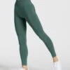 Timeless Scrunch Leggings "Dunkelgrün" -Teveo Geschaft timeless scrunch leggings dunkelgrun 560821