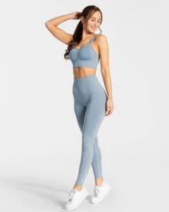 Timeless Scrunch Leggings "Stahlblau" 9 Timeless Scrunch Leggings "Stahlblau" -Teveo Geschaft timeless scrunch leggings stahlblau 668566
