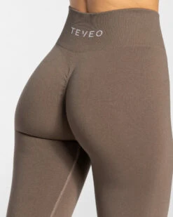 Timeless Scrunch Leggings "Taupe" -Teveo Geschaft timeless scrunch leggings taupe 384271