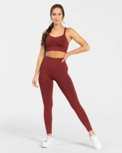 Timeless Scrunch Leggings "Weinrot" 9 Timeless Scrunch Leggings "Weinrot" -Teveo Geschaft timeless scrunch leggings weinrot 826397