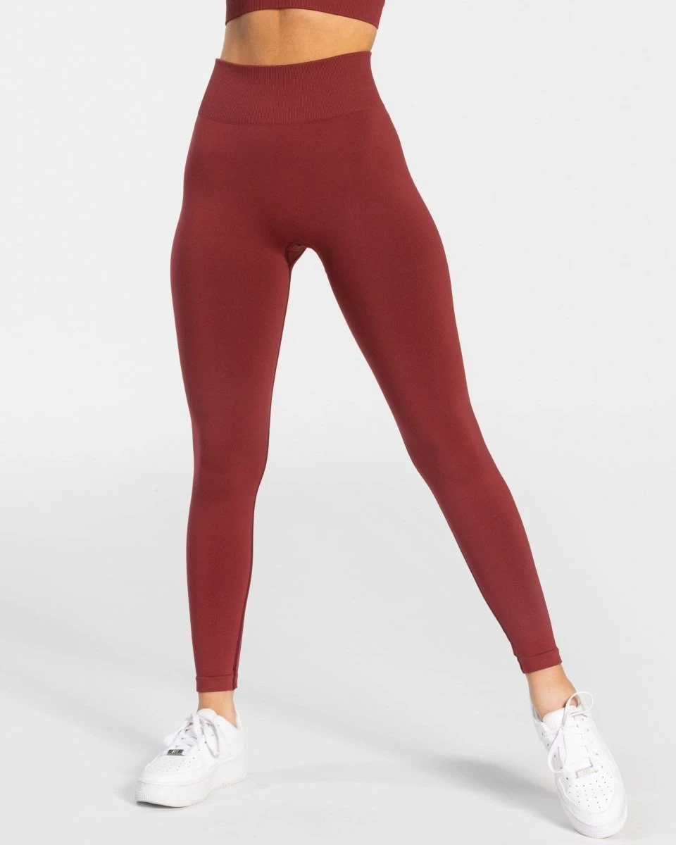 Timeless Scrunch Leggings "Weinrot" 3 Timeless Scrunch Leggings "Weinrot"