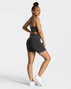 Timeless Scrunch Short "Dunkelgrau" -Teveo Geschaft timeless scrunch short dunkelgrau 515425