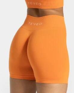 Timeless Scrunch Short "Orange" 10 Timeless Scrunch Short "Orange" -Teveo Geschaft timeless scrunch short orange 502648